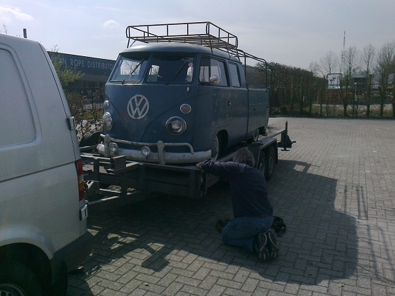 delivered our 1962 Bad Ass rat look crewcab to its new owner in Germany